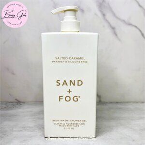 NEW Sand & Fog Salted Caramel Body Wash Shower Gel ~ 32 Oz
